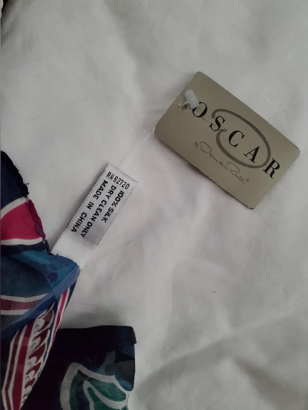 Oscar By Oscar de La Rent Silk Scarf